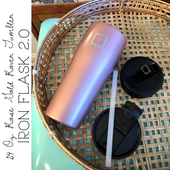 Iron Flask 24 oz. Rose Gold Rover Tumbler 2.0 - Picture 1 of 8